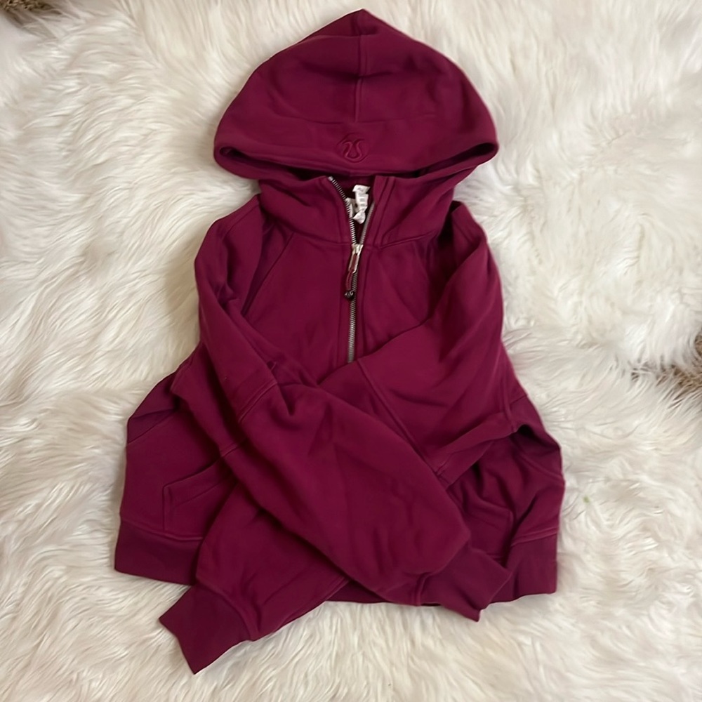 Lululemon Scuba Oversized Half-Zip in Pink Lychee